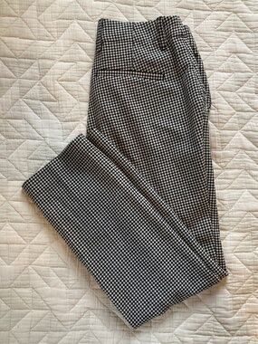 Gap houndstooth straight leg dress slacks
